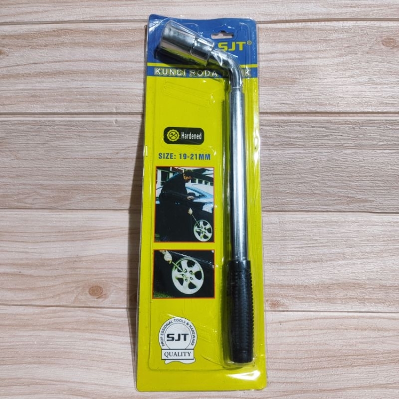Kunci Roda Ban Mobil 19 - 21mm SJT Model Tarik Gagang Kunci Sok Socket