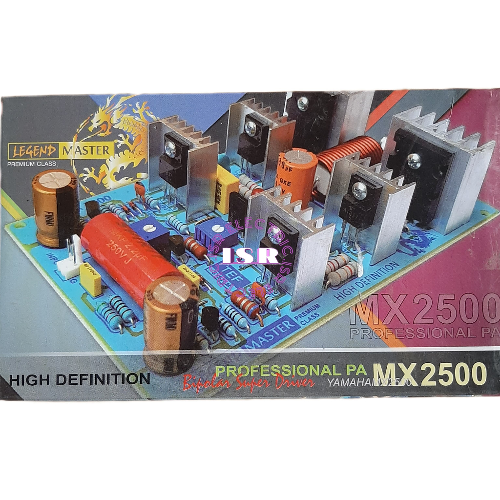 KIT DRIVER POWER AMPIFIER MX2500 PA MONO AUDIO TEF SYSTEM PCB