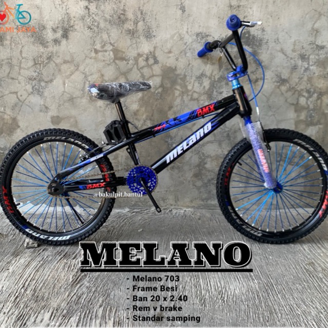 ( Khusus Kurir Instan ) sepeda anak cowok bmx ring 20 melano | Sepeda BmX Melano ring 20 icnh