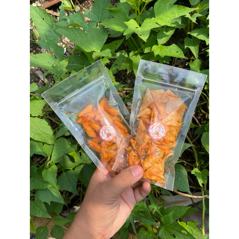 

Otak otak pedas, Kulit lumpia pedas, Pangsit pedas, Stick Pangsit Pedas murah cemilan gurih pedas