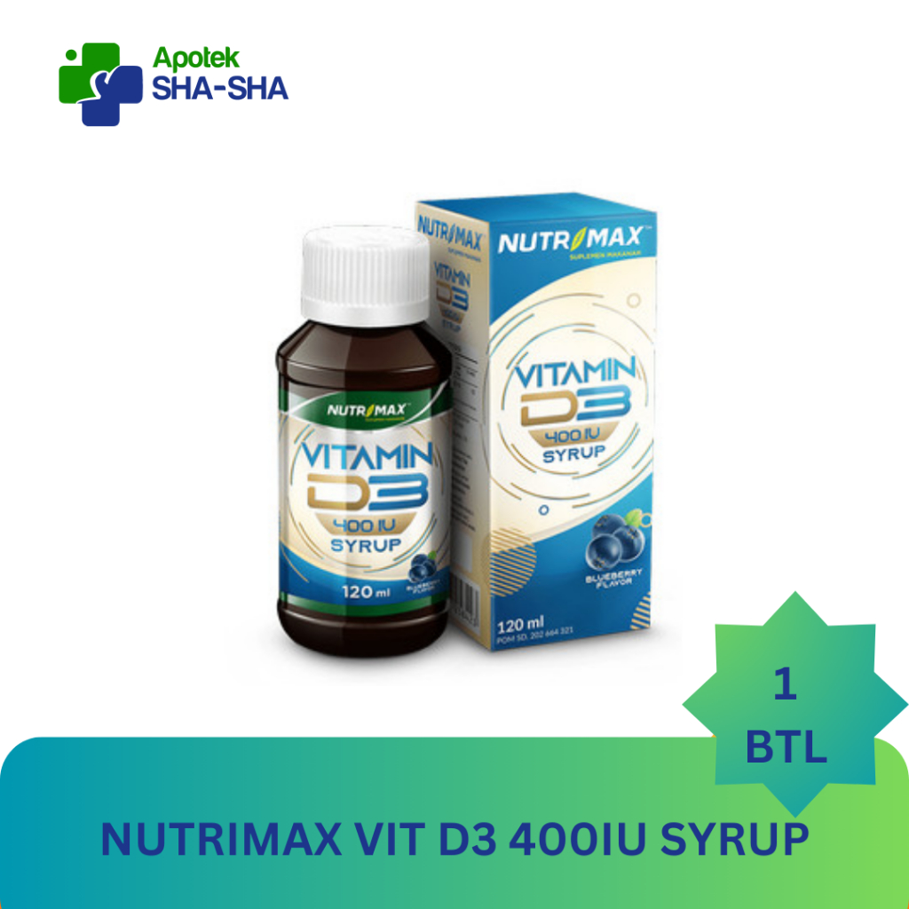 NUTRIMAX VITAMIN D3 400IU SYRUP
