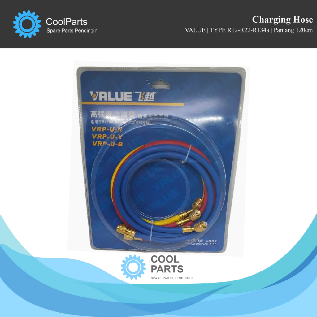 Charging Hose - VALUE TYPE R12-R22-R134a - Panjang 120cm