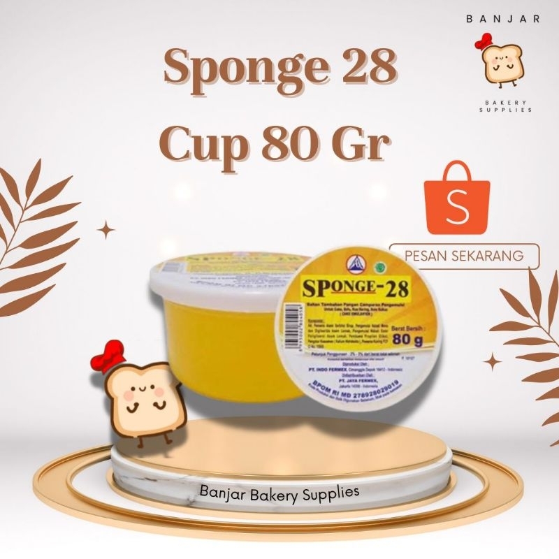 

Sponge 28 / Sp 28 Cake Emulsifier 80gr bahan pelembut kue