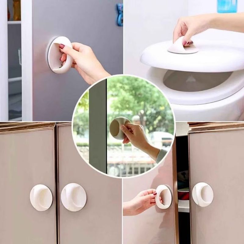 Pegangan Pintu Bulat - Tempelan Gagang Untuk Pintu Kamar Mandi Laci