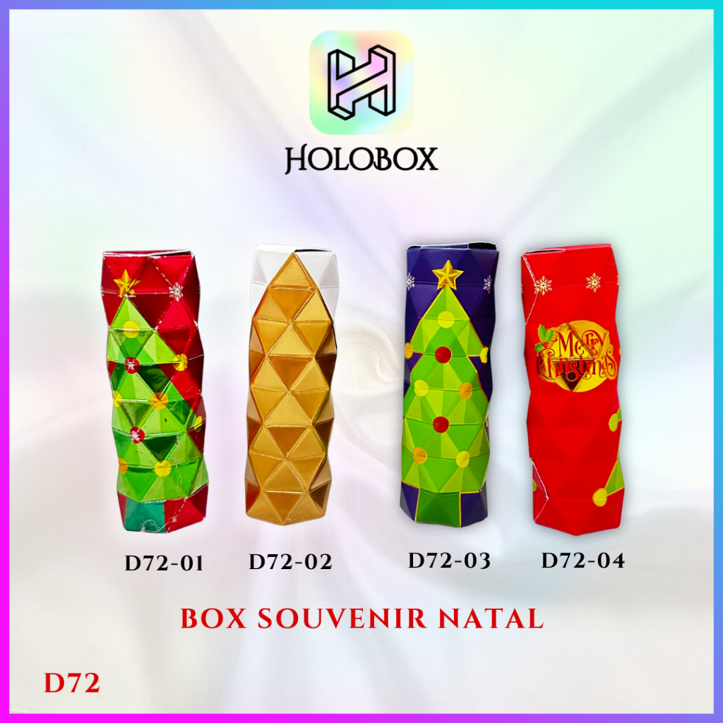

Box Natal / Kotak Kado Christmas /Souvenir Natal / D72