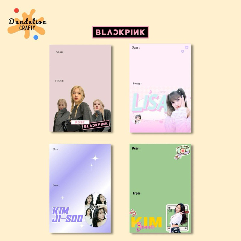 

KARTU UCAPAN | ULANG TAHUN | ANNIVERSARY | GREETING CARD | BIRTHDAY CARD BLACK PINK