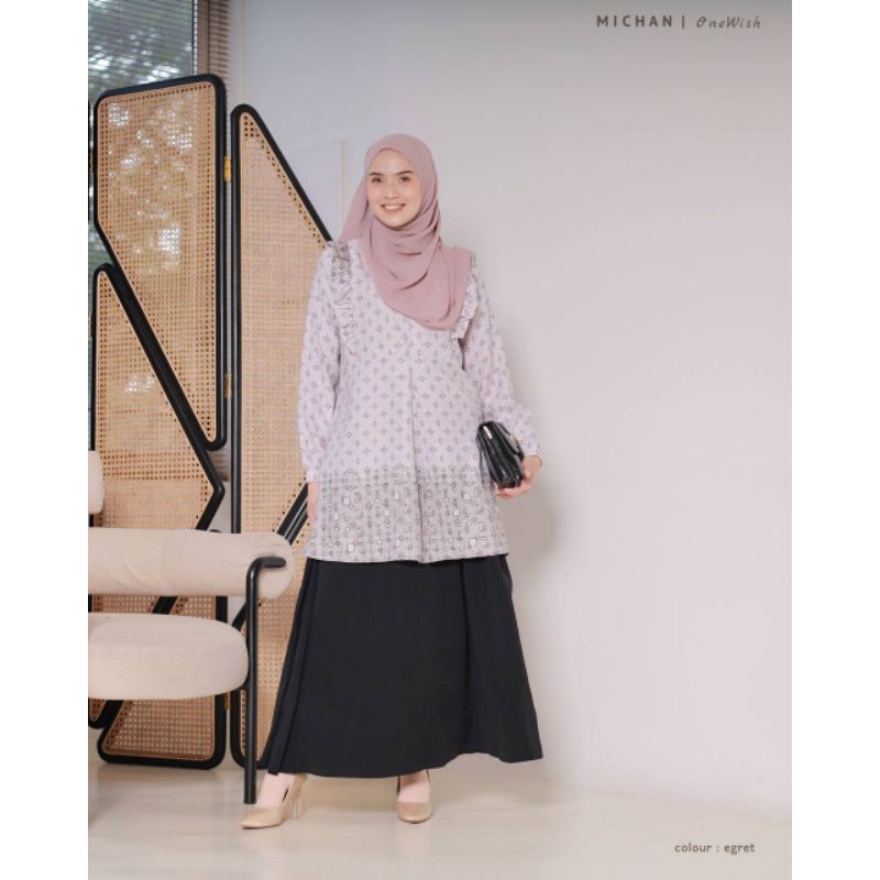 TUNIK ONEWISH MICHAN ATASAN WANITA BUSUIFRIENDLY MAXMARA LUX PREMIUM MOTIF