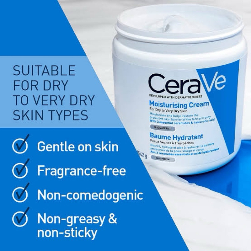 Cerave All Variant Cream / Cerave Moisturising Cream / Cerave ITCH Relief / Cerave SA Smoothing Crea