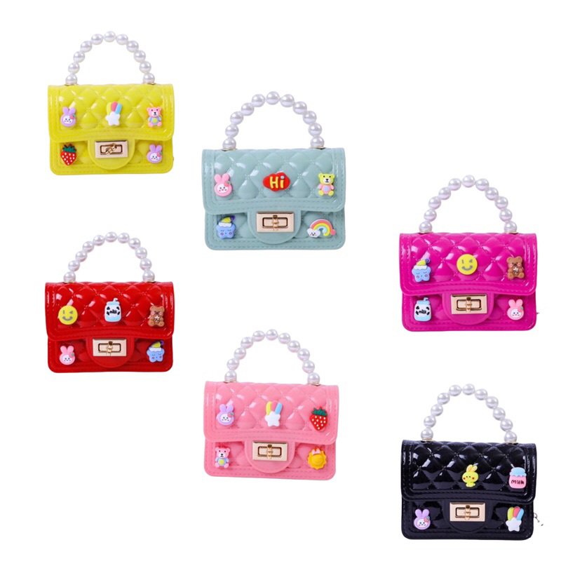 Tas selempang jelly anak perempuan