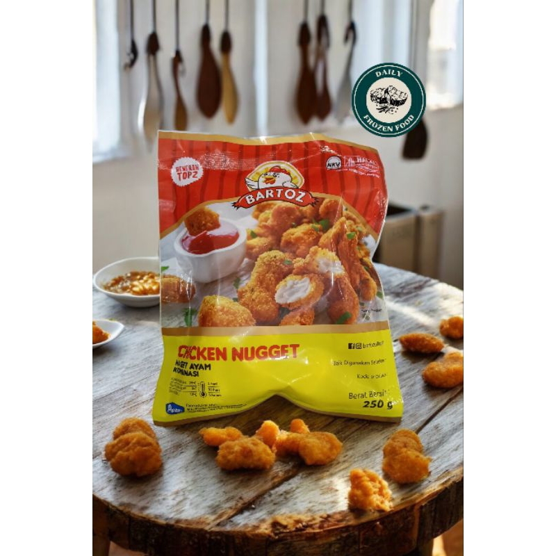 

Bartoz Chicken Nugget 250gr & 500gr /Bartoz /Chicken Nugget /Naget /Nugget Ayam