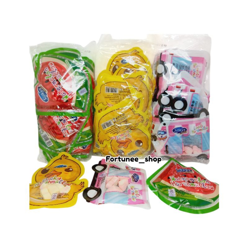 

Silkys Marshmallow Karakter / Marsmallow Sachet isi 10pcs