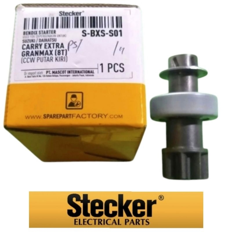 Bendix Bendik Starter Stater Suzuki Carry Extra ST100 Daihatsu Grandmax Grand Max Luxio 8T Stecker