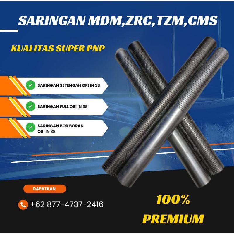 Saringan knalpot MDM TZM ZRC copy cms lainnya inlet 38
