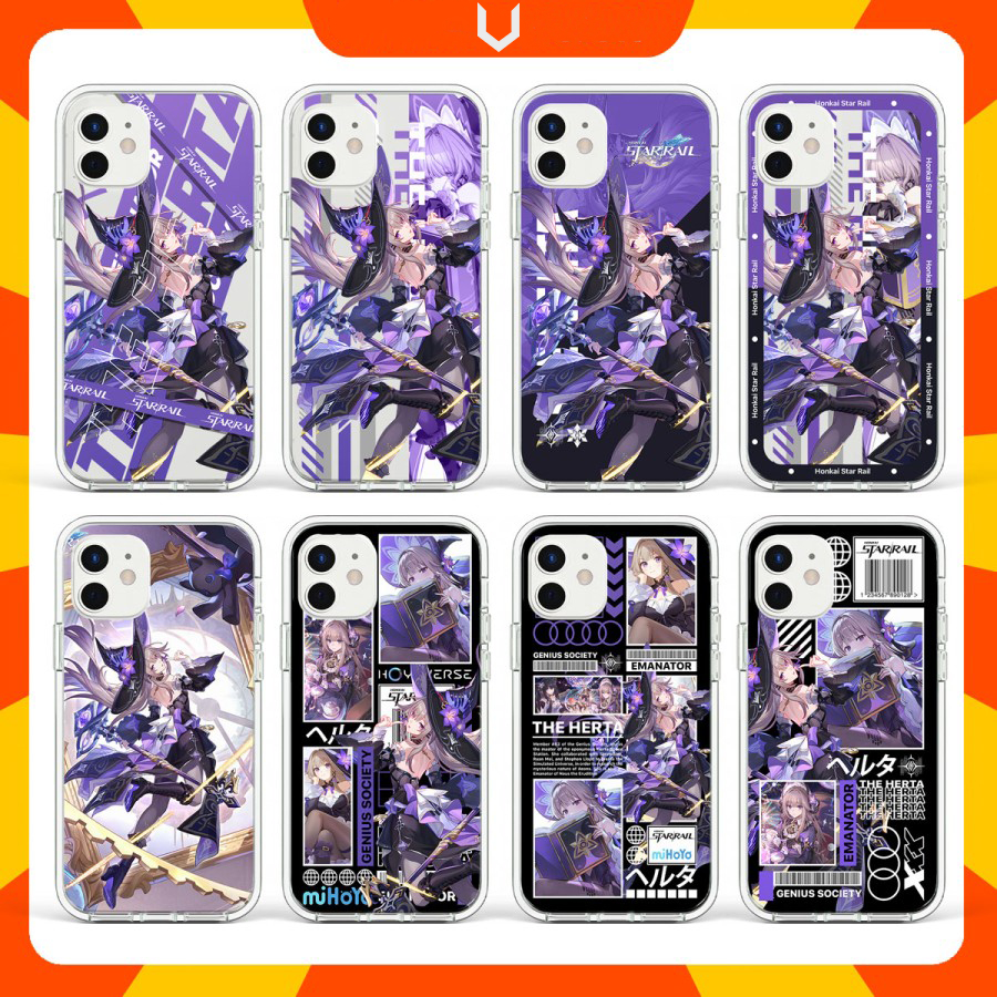 Casing HP Herta Honkai Star Rail HSR Hoyoverse Game Custom Phone Case