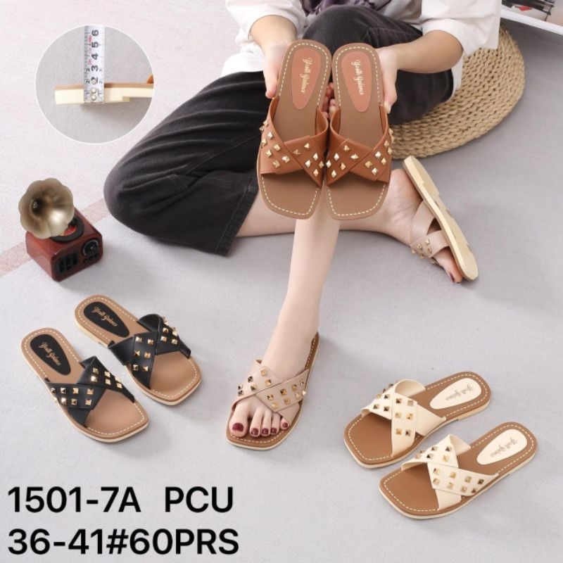 Balance 1501-7A Size 36-41 GROSIR Sandal Sepatu Cowok Cewek Dewasa Anak