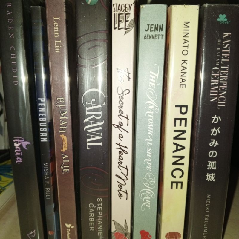 Novel ORI Preloved Bekas Good Condi Alaia, Caraval, Penance, etc.