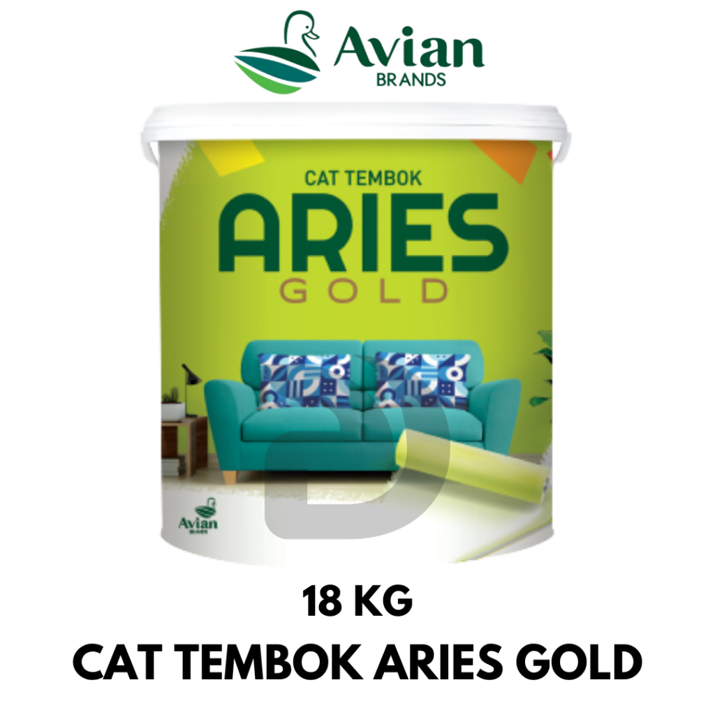 Cat Tembok Aries Gold Pail 18 Kg