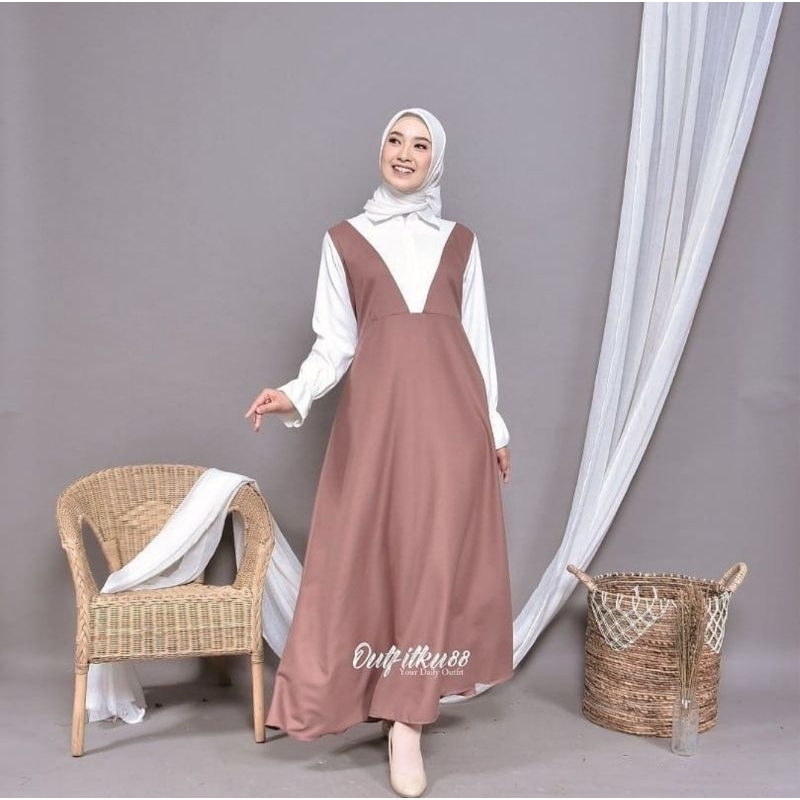 Gamis Wanita Kekinian Outfitku Chic