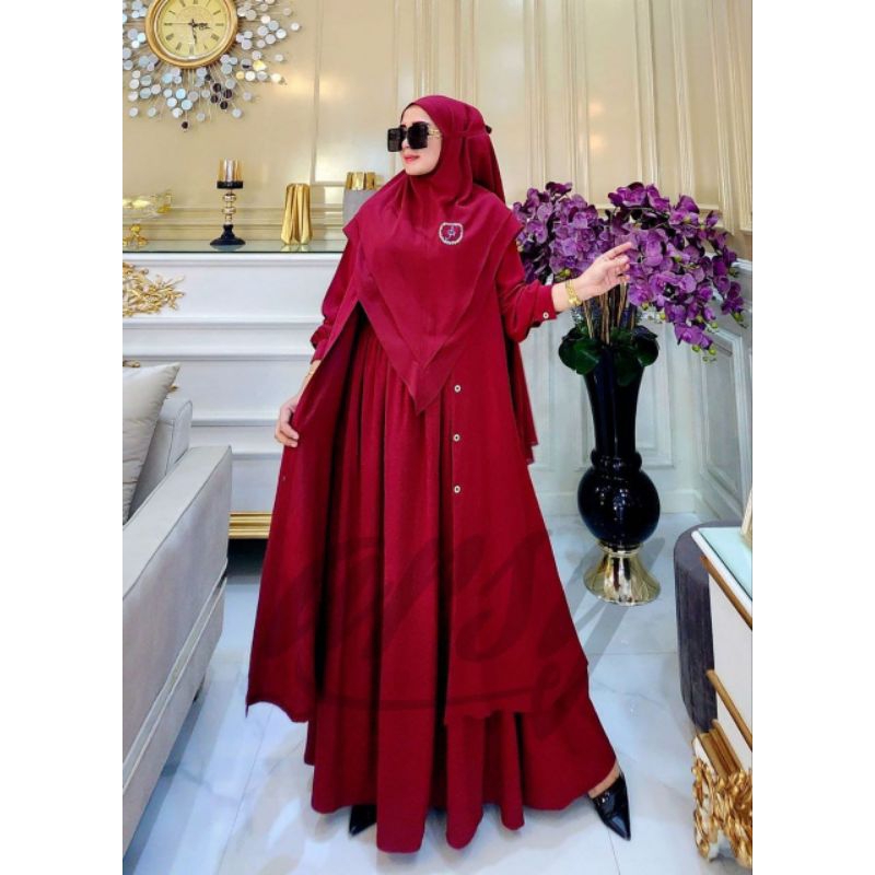 GAMIS WANITA AJYAD SET BY ARSY HIJAB(DN)