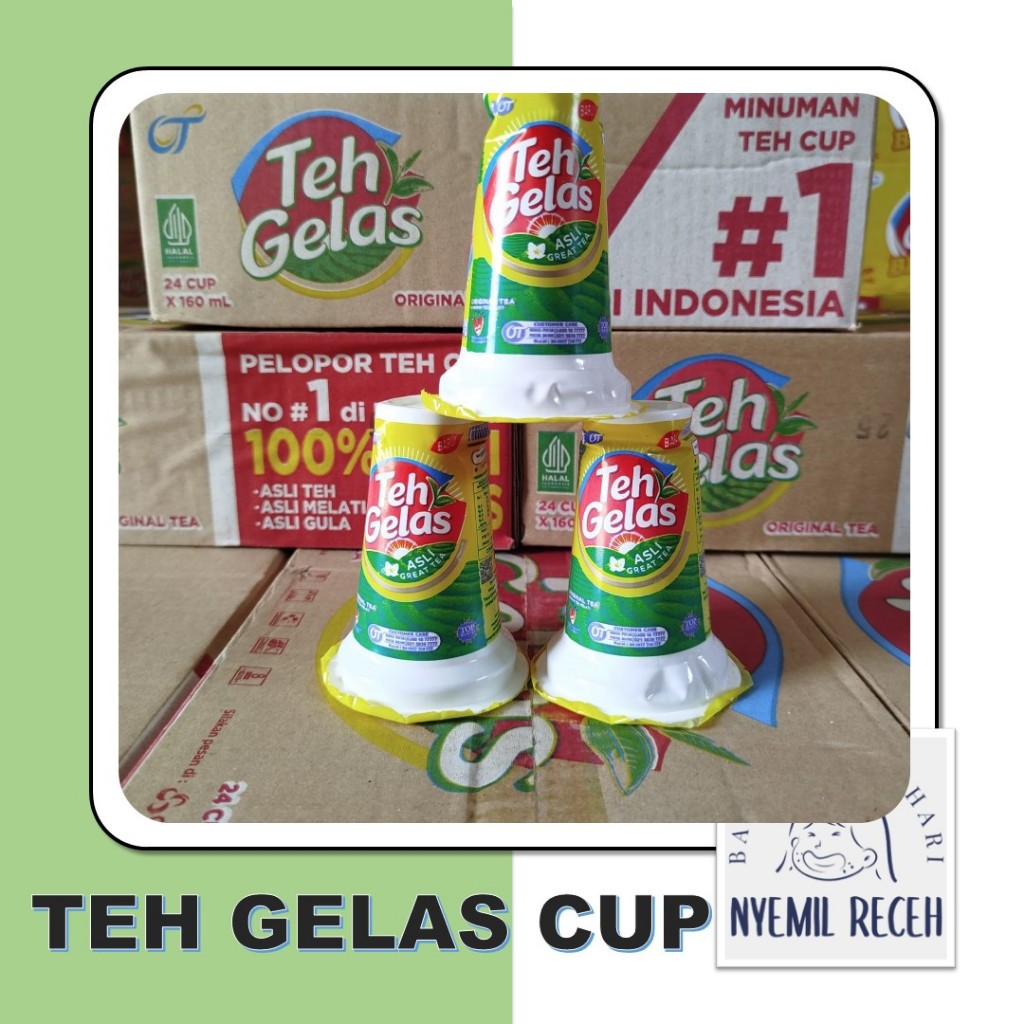 

Teh Gelas Cup 1 Karton Isi 24 Cup X 200ml Khusus Dalam Kota Pengiriman Instan