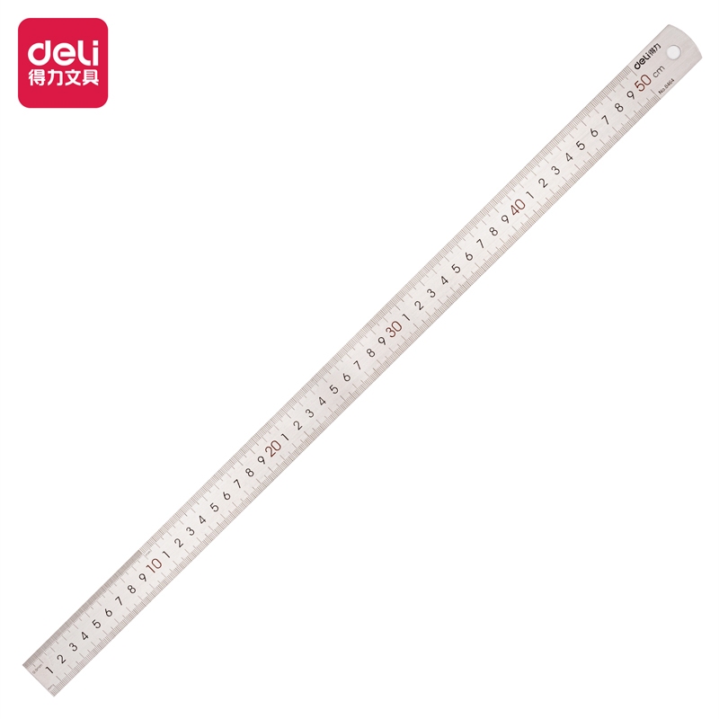 

Deli 8464 Drafting Ruler / Penggaris Steel 50cm