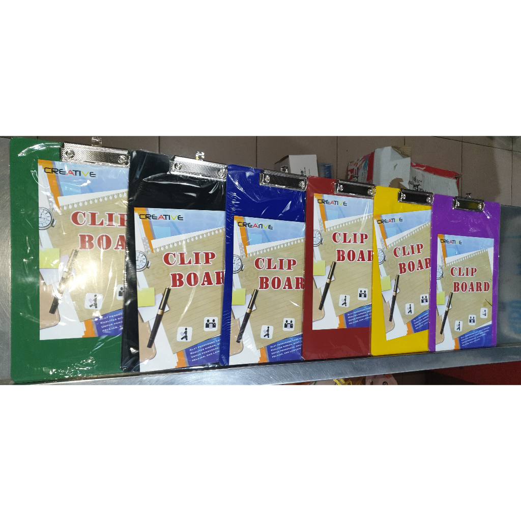

Clipboard / Papan Ujian / Papan Jalan CREATIVE by TOPLA Warna Warni Murah