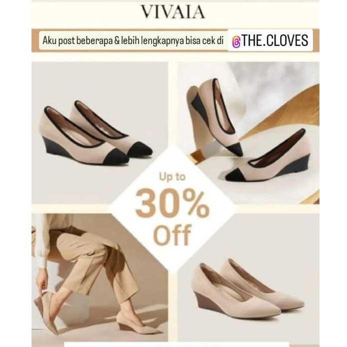 [BIG SALE] VIVAIA Flat Shoes/ Heels/ Booth/ Accessories - 100% Original (BACA DESKRIPSI)