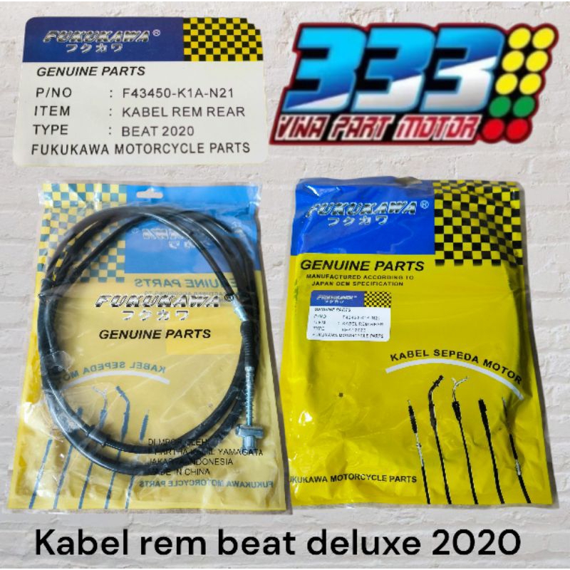 kabel rem belakang beat deluxe 2020-2024 tali rem belakang beat deluxe