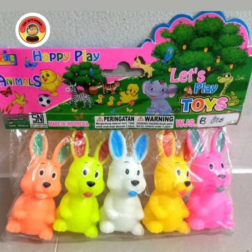 Mainan Anak bayi / Mainan kelinci karet pencet bunyi