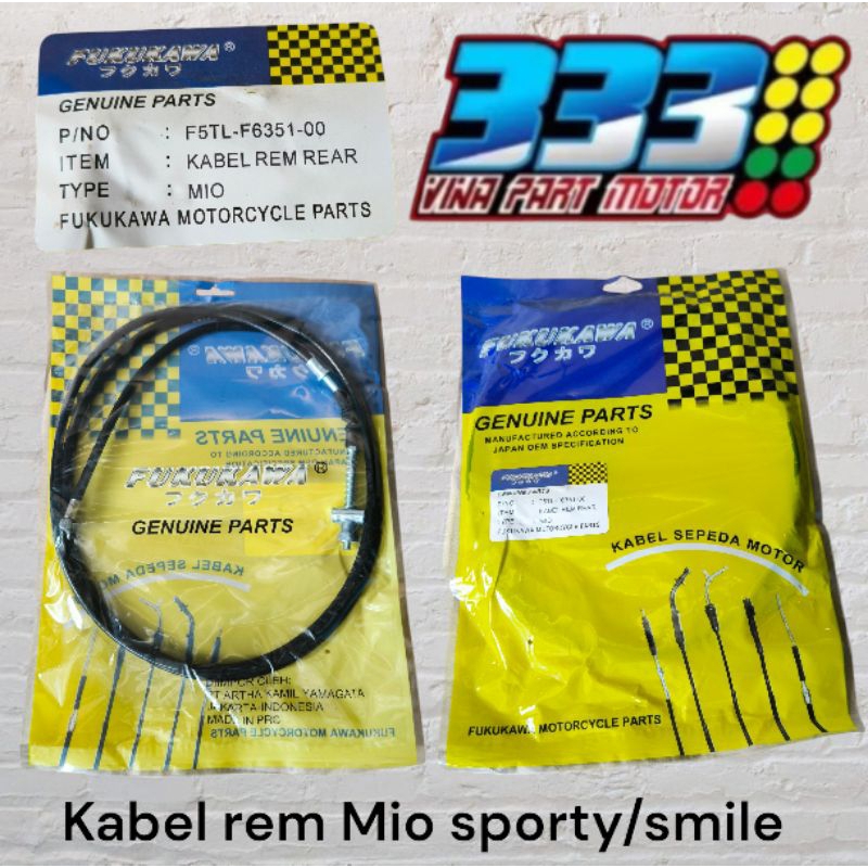 KABEL REM BELAKANG MIO SPORTY MIO SMILE TALI REM MIO