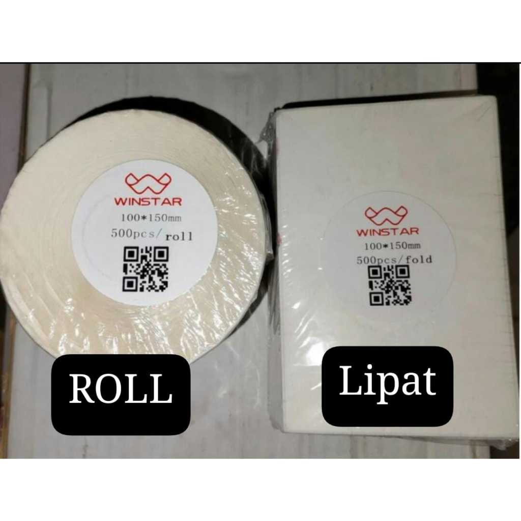 

InJO OKHI - Label Barcode 100 x 150 / Kertas Sticker Thermal Resi 100x150MM WINSTAR ISI 500 PREMIUM