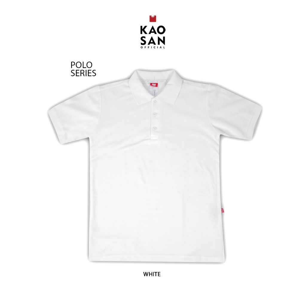 POLO SHIRT PUTIH - POLO SHIRT UNISEX - KAOSAN OFFICIAL
