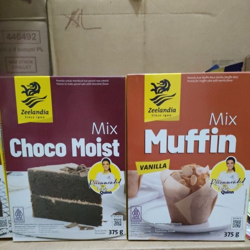 

premix Zeelandia choco mois,vanila moist, muffin, brownies kukus