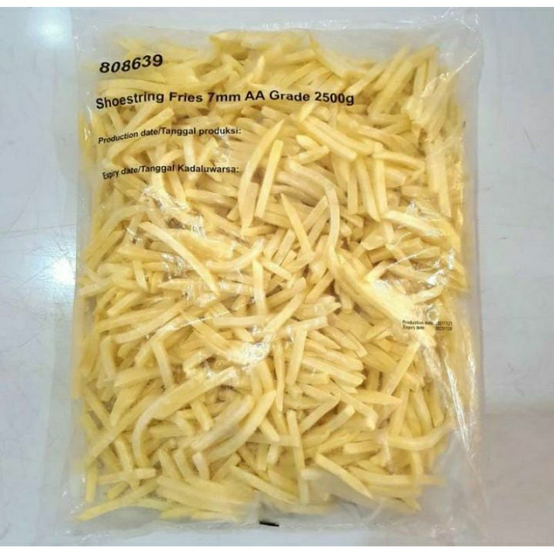 

Aviko Kentang Shoestring 2.5kg | French Fries Shoestring 2,5 kg