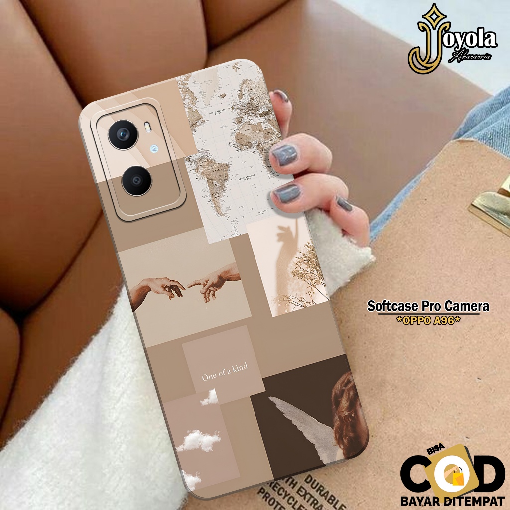 Case OPPO A96 Casing OPPO A96 JOYOLA Case Aesthetic Softcase OPPO A96 Case Pro Camera Custom Case Lu