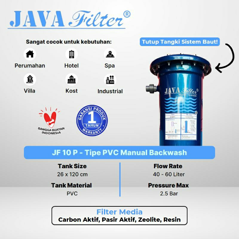 FILTER AIR TANAH (JAVA FILTER 10")