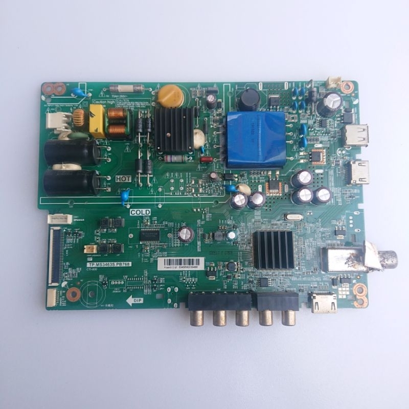 MAINBOARD TV LED LG 32 INCH MODEL 32LK500BPTA MOTHERBOARD MOBO MODUL MB MESIN TV LG 32LK500 32LK / T