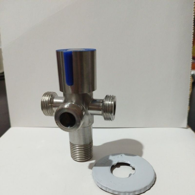 Setop Kran Cabang 3 _Setop Keran Cabang 3 Stainless