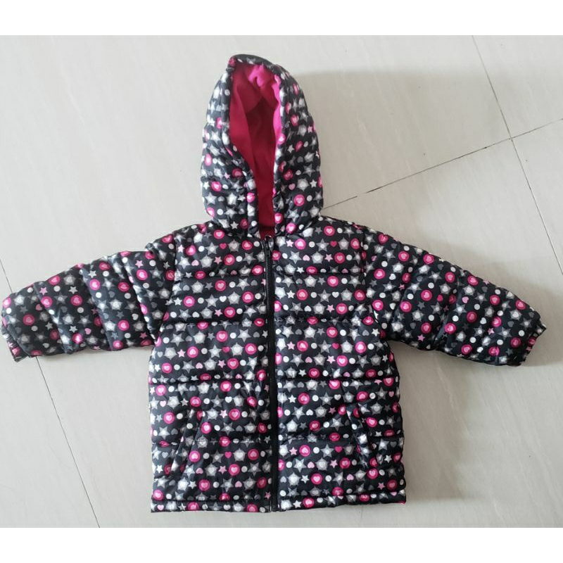 (Preloved) Faded Glory puffy winter jacket anak 24 mo