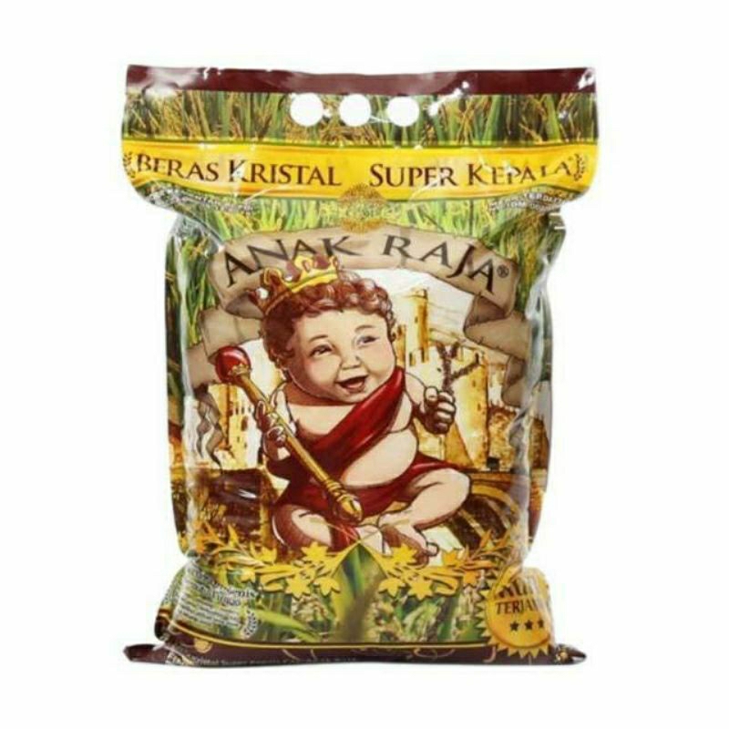 

Beras Anak Raja premium 5 kg pulen dan enak