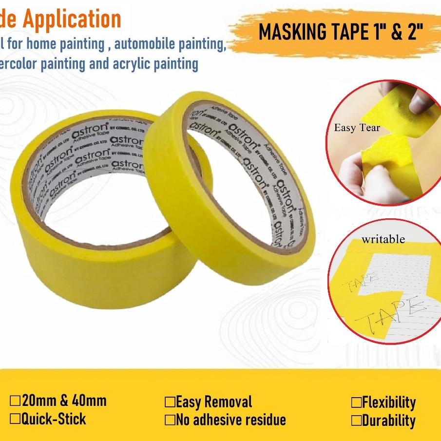 

Lakban Kertas 1 Inch / Masking Tape 1 INCH/2 INCH