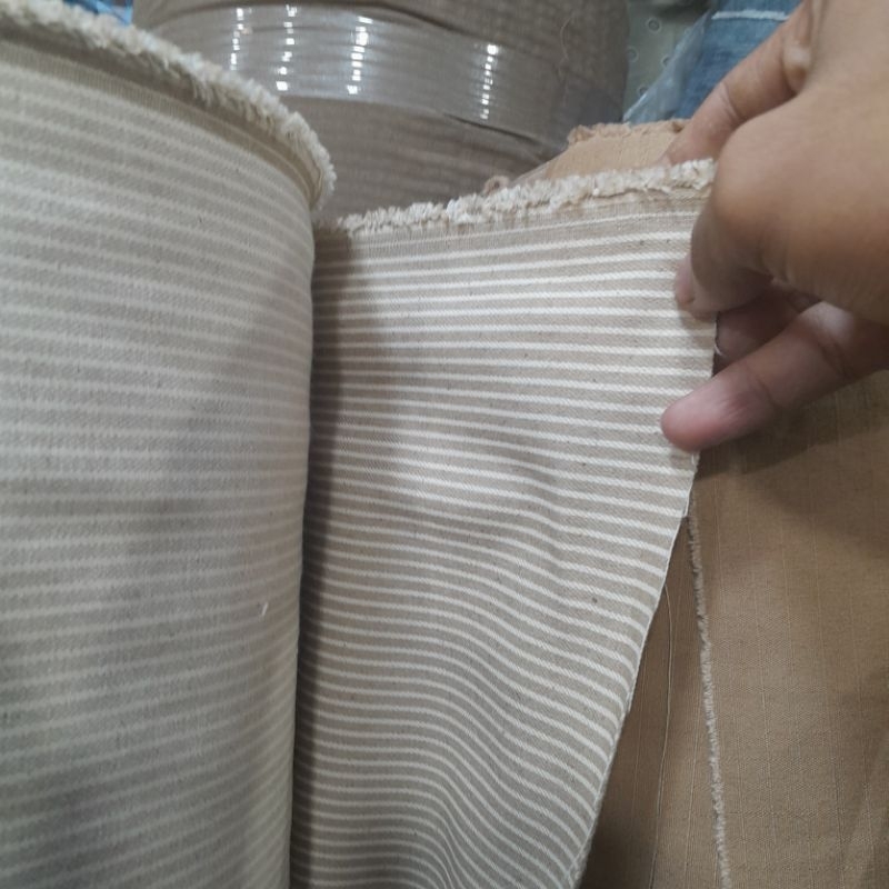 kain denim meteran hikory meteran