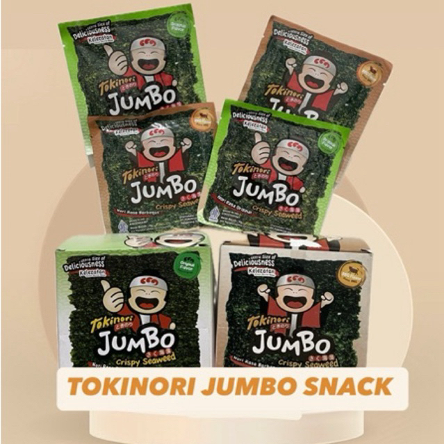 

SNACK RUMPUT LAUT JUMBO ORIGINAL / BBQ - TOKINORI