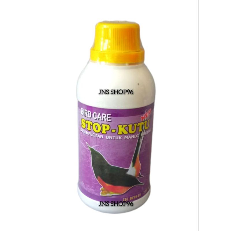BIRD CARE STOP KUTU 250ML DISINFEKTAN MANDI BURUNG OBAT ANTI KUTU BURUNG