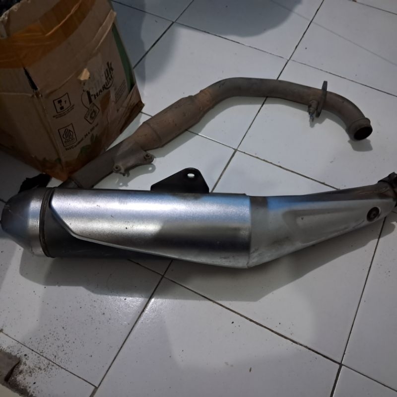 Silincer set leheran knalpot CBR150R 2014/2015 k45a