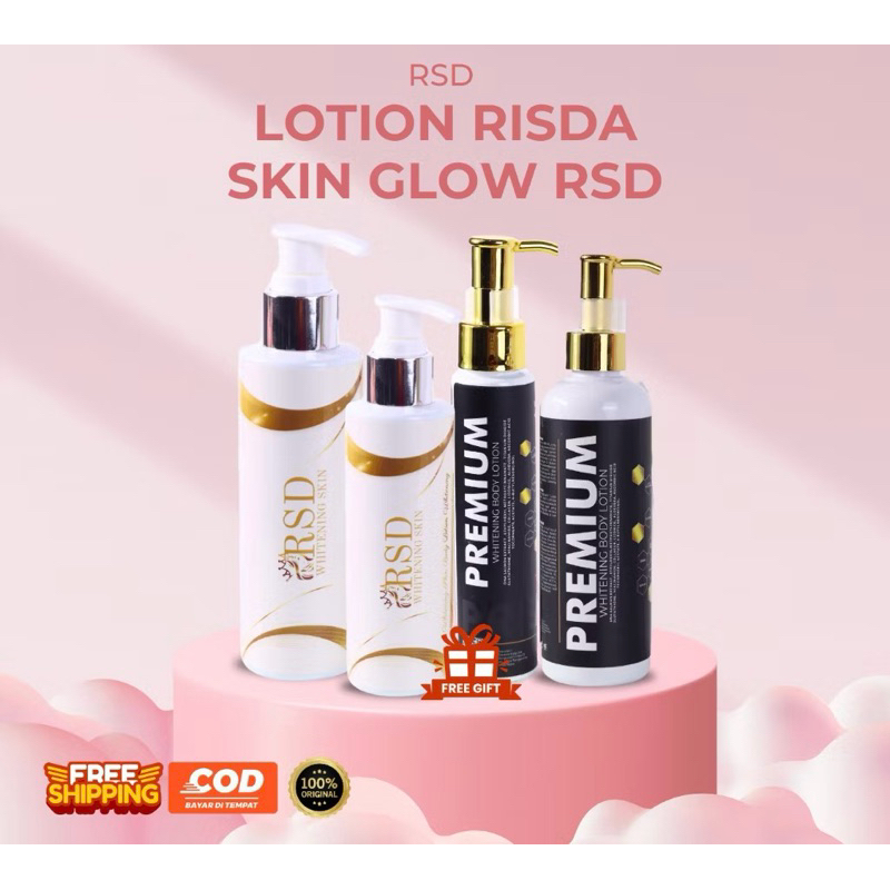 BODY LOTION PREMIUM/ LOTION WHITENING RSD (Free GIFT)