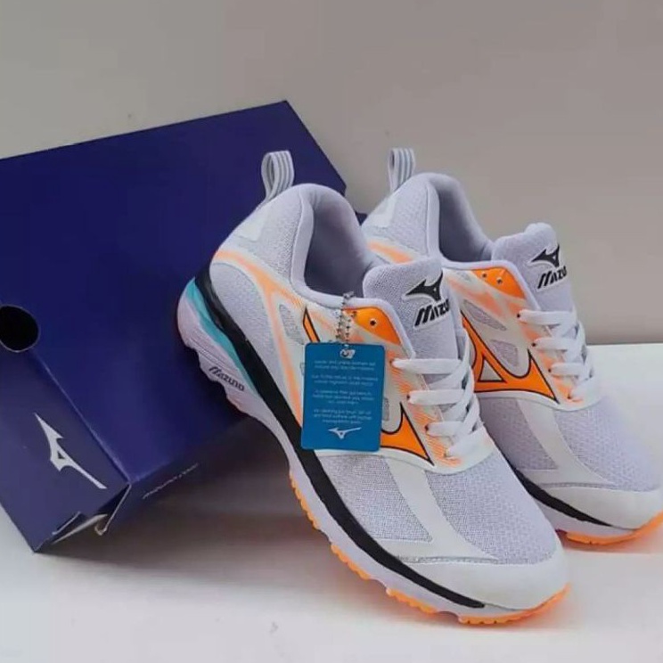 Stock Baru  BISA CODSEPATU VOLI MIZUNO SKYWAVE FOR MANSEPATU OLAHRAGASEPATU SENAMBONUS KAOS KAKIsepa