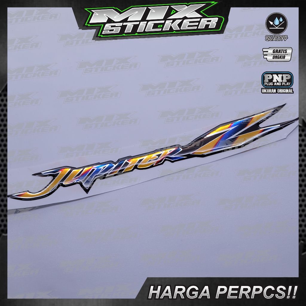 Emblem yamaha jupiter z | emblem timbul jupiter | emblem titanium jupiter z | stiker logo jupiter z 