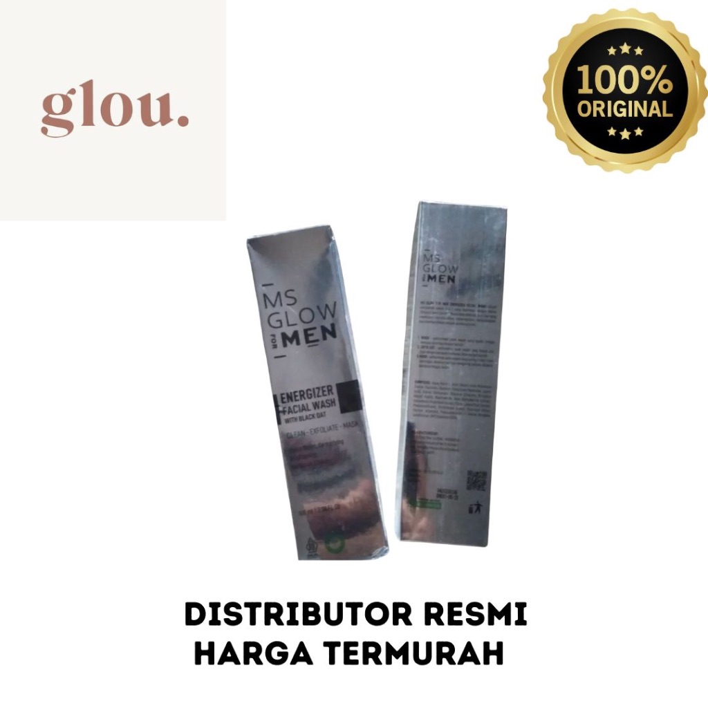 MS GLOW FOR MEN ENERGIZER FACIAL WASH / MS GLOW MEN FACIAL WASH
