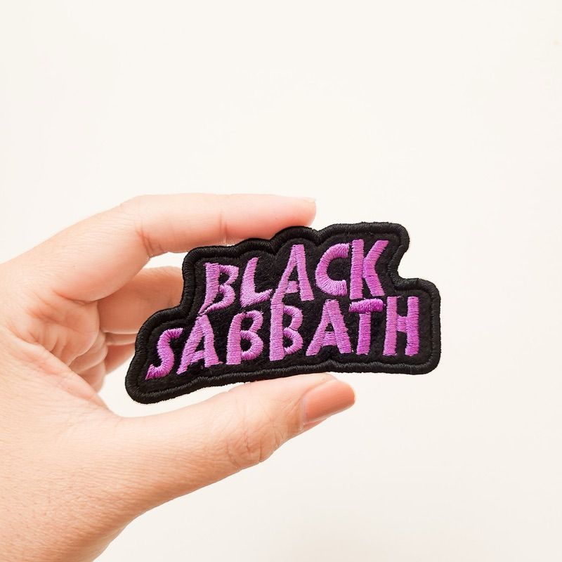 PATCH BORDIR ROCK BAND / BADGE BORDIR BLACK SABBATH / METAL BAND IRON PATCH